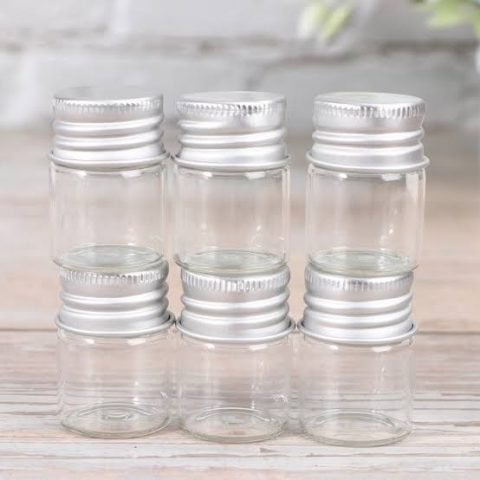 15PCS little glass bottles Tiny Glass Jars Empty Sample Bottles Small Glass thumbnail